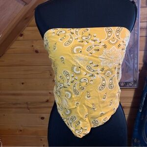 Vintage HOLLISTER bandana festival top